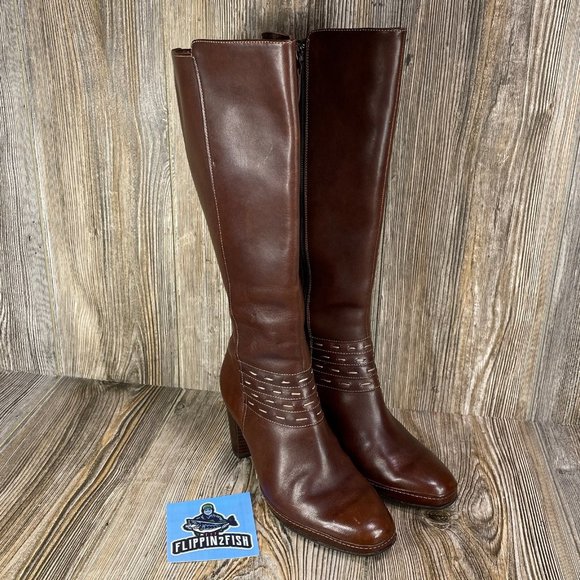 Womens Leather Boots Model 73829 Size 